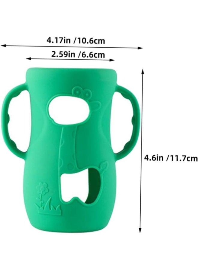 اسرلي وايت عبوة من 3 أغطية سيليكون لزجاجات الرضاعة الطبيعية للأطفال - Image 3